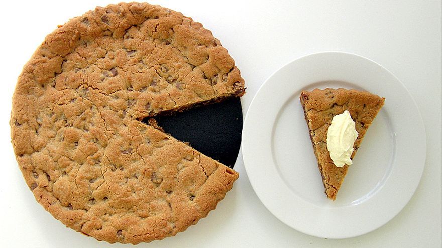 A receita de bolo de biscoito mais simples 