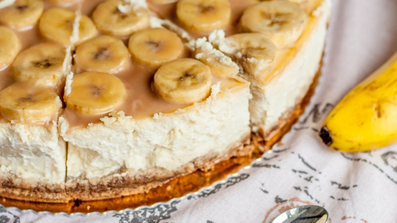 Receita de cheesecake e banana, uma combinação original e deliciosa 