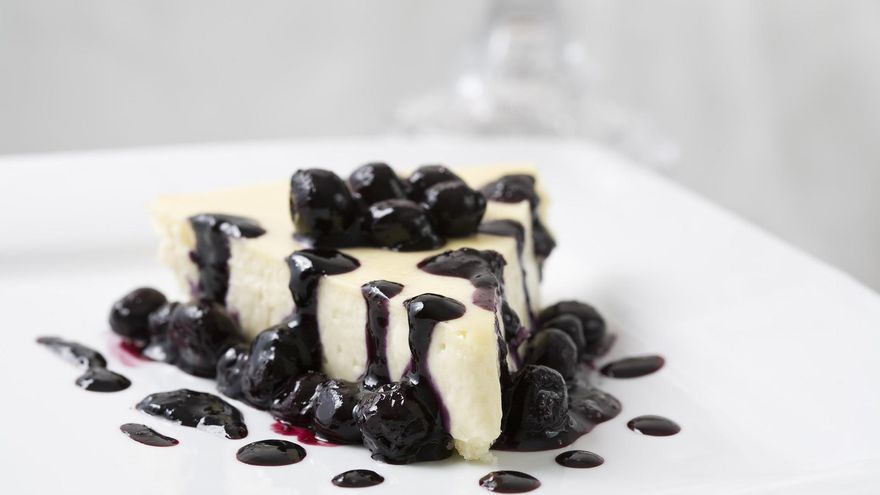 Torta de Mirtilo |  A versão mais fresca e leve do cheesecake de mirtilo, a sobremesa ideal para o verão 