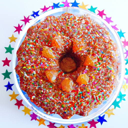 “Uma ideia incrível para festas caseiras: faça um bolo com formato de estrela!” 