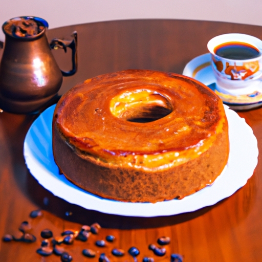 “Torta de café perfeita para preparar tranquilamente em casa” 