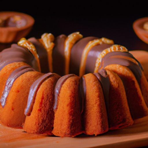 Receitas de Bolo: O título alternativo do artigo poderia ser: A deliciosa combinação do bolo de cenoura com saborosas gotas de chocolate. 