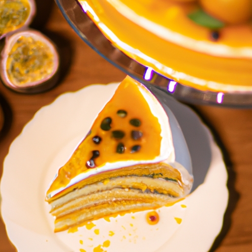 Receitas de Bolo: Desfrute da irresistível combinação de maracujá e amor com o nosso delicioso bolo vulcão 